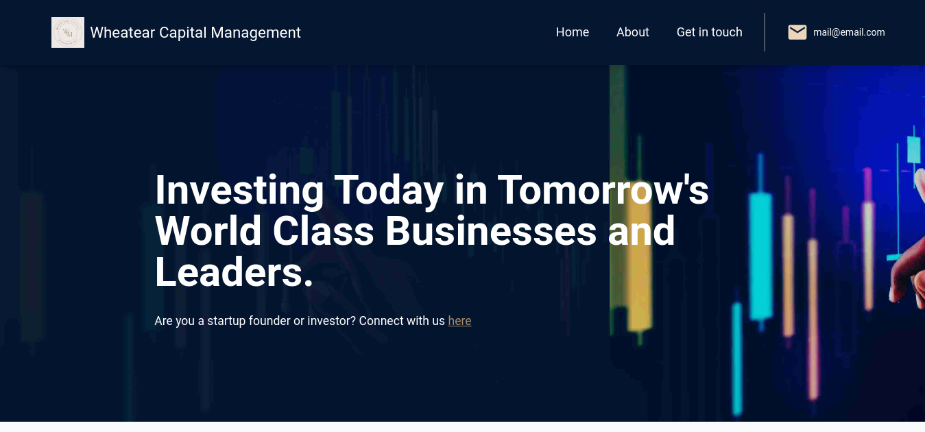 Wheatear Capital Management Website